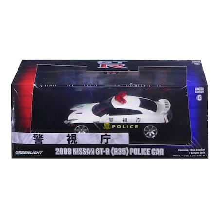 Greenlight 1 isto 43 2015 Nissan GT-R R35 Police Car Diecast Model Car 51068